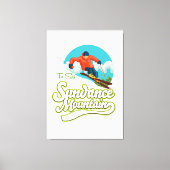 Sundance Mountains ski logo Canvas Afdruk (Voorkant)