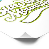 Sundance Mountains ski logo Foto Afdruk (Hoek)