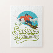 Sundance Mountains ski logo Legpuzzel (Verticaal)