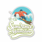 Sundance Mountains ski logo Sticker (Voorkant)