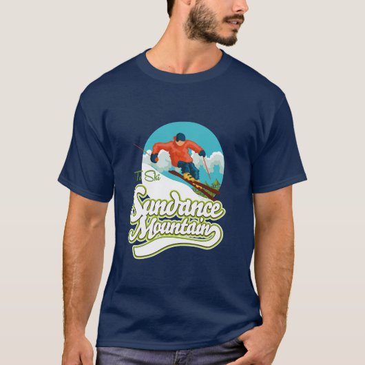 Sundance Mountains ski logo T-shirt (Voorkant)