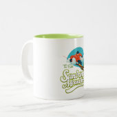 Sundance Mountains ski logo Tweekleurige Koffiemok (Voorkant links)