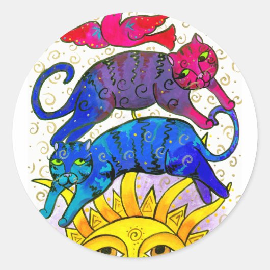 Sundance Ronde Sticker (Voorkant)