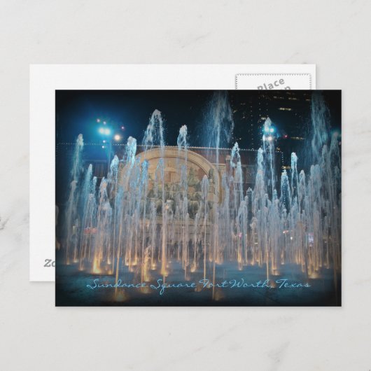 Sundance Square Chisholm Trail Mural Briefkaart (Voorkant / Achterkant)