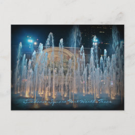 Sundance Square Chisholm Trail Mural Briefkaart