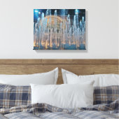 Sundance Square Chisholm Trail Mural Canvas Afdruk (Insitu (Slaapkamer))