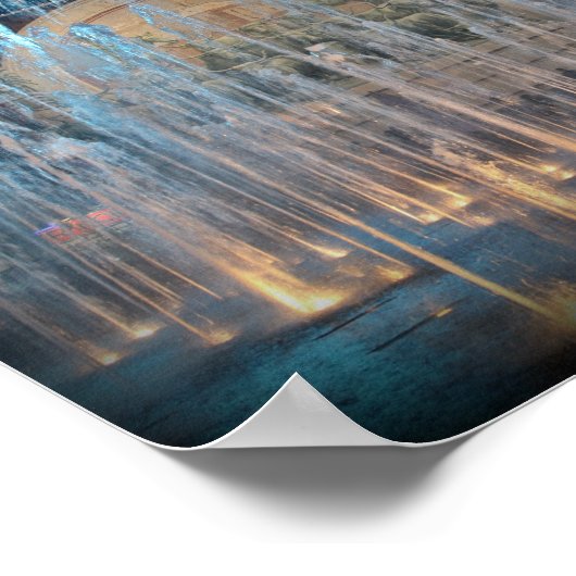 Sundance Square Chisholm Trail Mural Poster (Hoek)