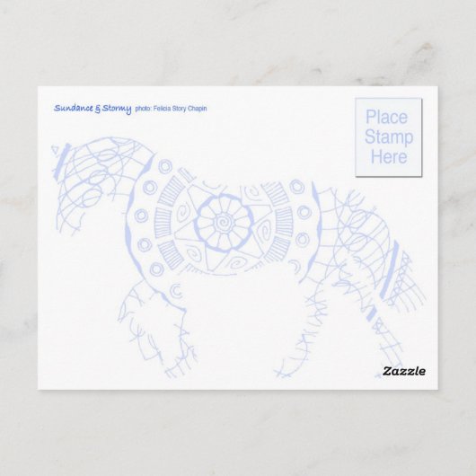 Sundance Stormy briefkaart (Achterkant)