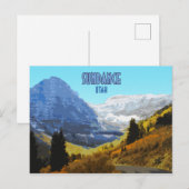 Sundance Utah Mountains  Briefkaart (Voorkant / Achterkant)