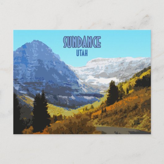 Sundance Utah Mountains  Briefkaart (Voorkant)