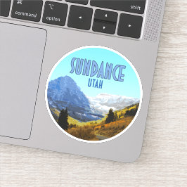 Sundance Utah Mountains Sticker