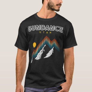 Sundance Utah USA wandel- en klimmen jaren 80 Retr T-shirt