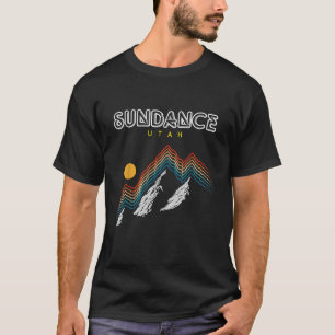 Sundance Utah USA wandel- en klimmen jaren 80 Retr T-shirt