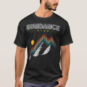 Sundance Utah USA wandelen en klimmen jaren 80 T-shirt (Voorkant)