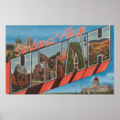 Sundance Village, Utah - Large Letter Sceners Poster (Voorkant)