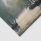 Sundarbans Mangrove Forest River Trees Tissuepapier (Detail)
