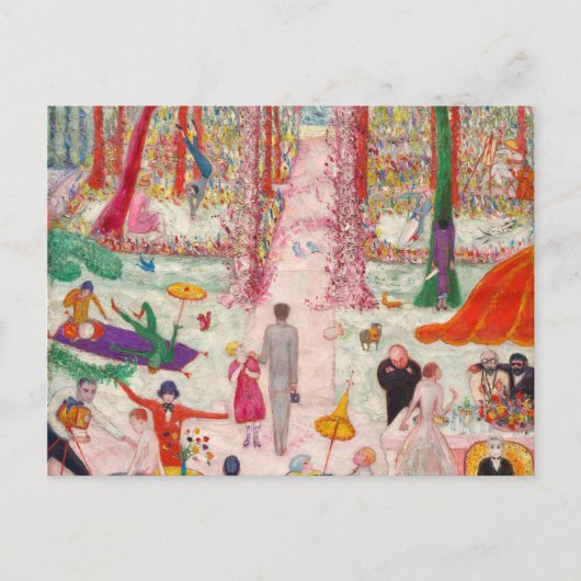 Sunday Afternoon in the Country, 1917 Briefkaart (Voorkant)