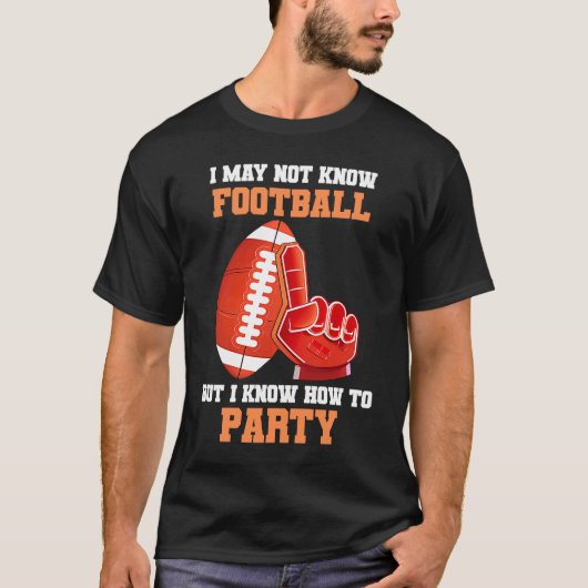 Sunday American Football Fan Glove Sunday Event S T-shirt (Voorkant)