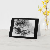 Sunday Automobile Drive 1907 Kaart (Gele Bloem)