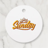 SUNDAY BEST SUMMER BEDANKJES LABELS (Voorkant)