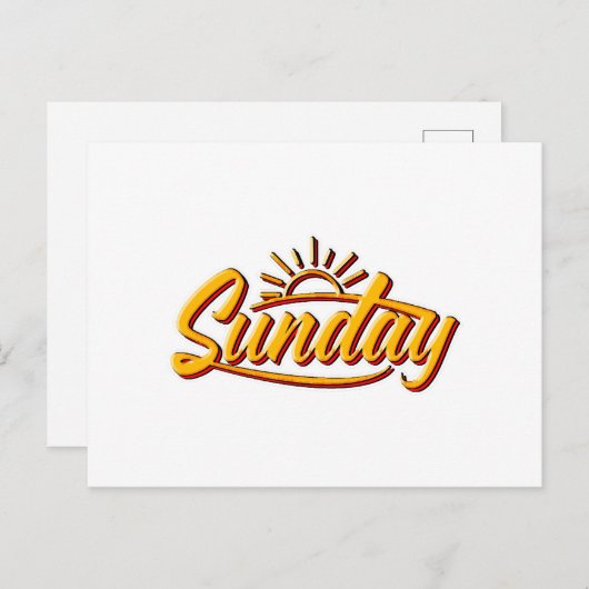 SUNDAY BEST SUMMER BRIEFKAART (Voorkant / Achterkant)