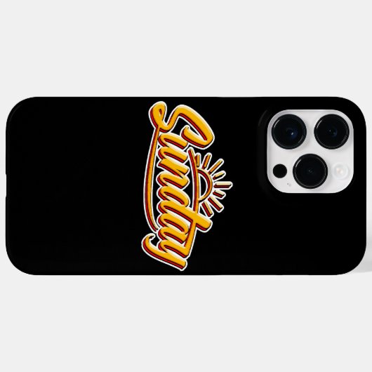 SUNDAY BEST SUMMER Case-Mate iPhone CASE (Achterkant (horizontaal))