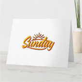 SUNDAY BEST SUMMER KAART (Voorkant)