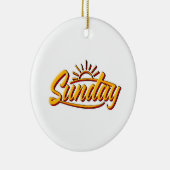 SUNDAY BEST SUMMER KERAMISCH ORNAMENT (Rechts)