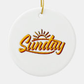 SUNDAY BEST SUMMER KERAMISCH ORNAMENT (Voorkant)