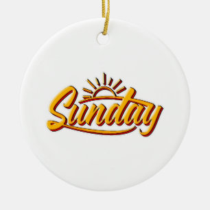 SUNDAY BEST SUMMER KERAMISCH ORNAMENT