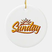 SUNDAY BEST SUMMER KERAMISCH ORNAMENT (Achterkant)