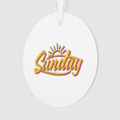 SUNDAY BEST SUMMER ORNAMENT (voorkant)