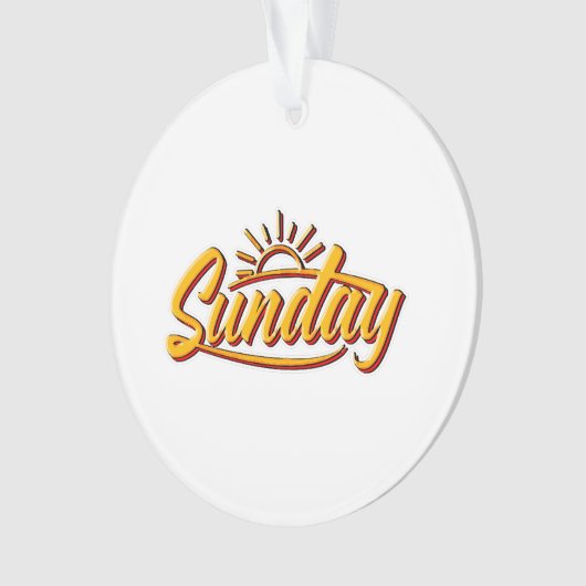 SUNDAY BEST SUMMER ORNAMENT (voorkant)