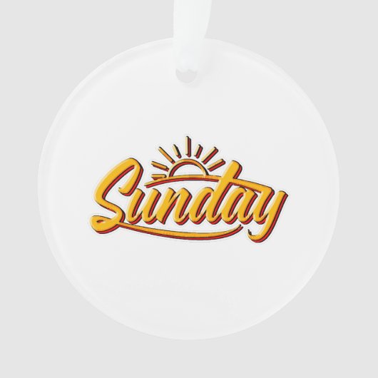SUNDAY BEST SUMMER ORNAMENT (voorkant)
