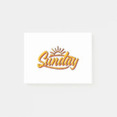 SUNDAY BEST SUMMER POST-IT® NOTES (Voorkant)