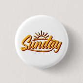SUNDAY BEST SUMMER RONDE BUTTON 3,2 CM (Voorkant)