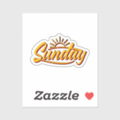 SUNDAY BEST SUMMER STICKER (Vel)