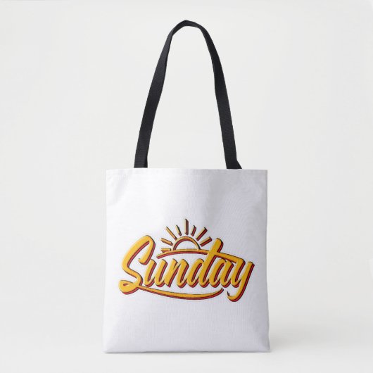SUNDAY BEST SUMMER TOTE BAG (Voorkant)