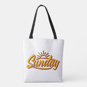 SUNDAY BEST SUMMER TOTE BAG (Achterkant)
