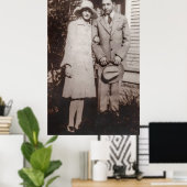 SUNDAY BESTE BONNIE EN CLYDE POSTER (Thuiskantoor)