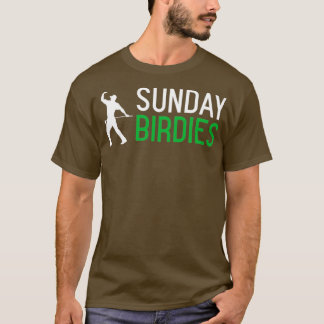Sunday Birdies Golf Design T-shirt