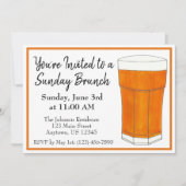 Sunday Breakfast Brunch PB Oranje Juice Kaart (Voorkant)