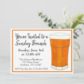 Sunday Breakfast Brunch PB Oranje Juice Kaart (Staand voorkant)