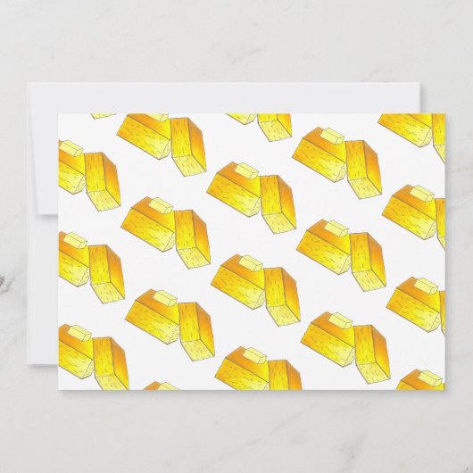 Sunday Breakfast Brunch SpoonBrood Corn Bread Kaart (Achterkant)