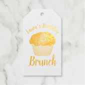 Sunday Breakfast Brunch Streusel Crumb Muffin Cadeaulabels (Voorkant)