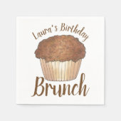 Sunday Breakfast Brunch Streusel Crumb Muffin Servet (Voorkant)