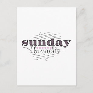 Sunday Brunch Briefkaart