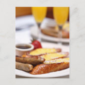 Sunday Brunch Briefkaart (Voorkant)