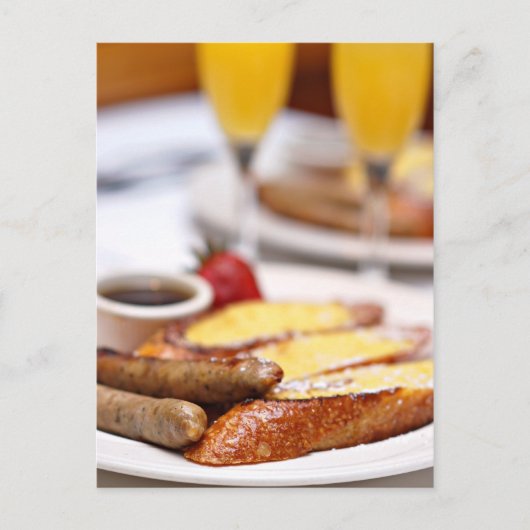 Sunday Brunch Briefkaart (Voorkant)