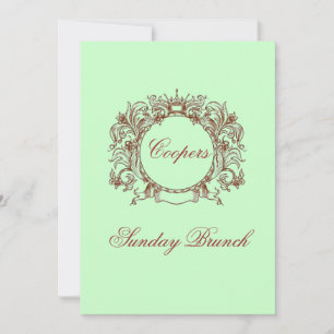 Sunday Brunch Invites Kaart